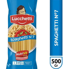 Fideos Lucchetti Spaghetti N°7 500 Gr