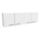 Alacena D/cocina Mosconi Exp 1,60m Mela Blanco Blanco