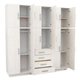 Placard Ropero 12 Puertas 4 Cajones Con Baulera Dakar
