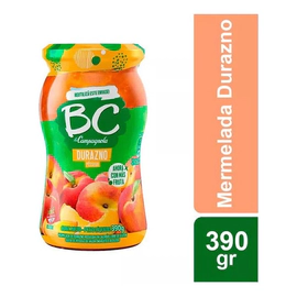 Mermelada Durazno Bc La Campagnola Frasco X 390 Gr