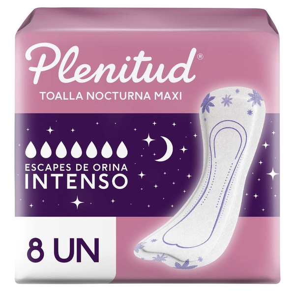 Plenitud Toalla Nocturna Femme Incontinencia 8 Un