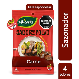 Sabor En Polvo Alicante Carne 4 Sobres