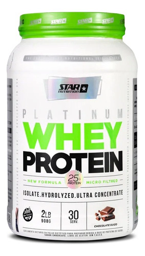 Proteina De Suero Whey Protein Star Nutrition X 2 Lb