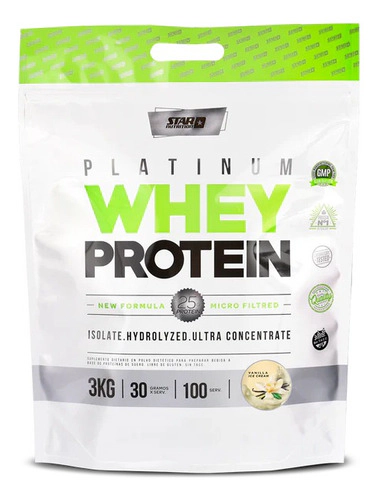 Whey Protein Star Nutrition Proteina De Suero X 3 Kg