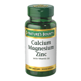 Natures Bounty Calcio Magnesio Zinc Y Vitamina D3 X 100 Cap