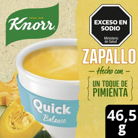Sopa Instantanea Quick Knorr Zapallo Balance 5 Sobres