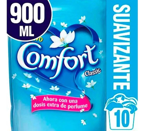 Suavizante Para Ropa Comfort Clasico X 900 Ml