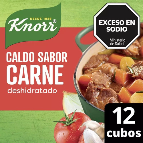 Caldo De Carne Deshidratado Knorr X 12 Cubos
