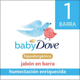 Jabón En Barra Baby Dove Humectación Enriquecida 75 g