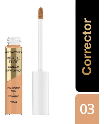Corrector Liquido Factor Miracle Pure Max 7.8 Ml