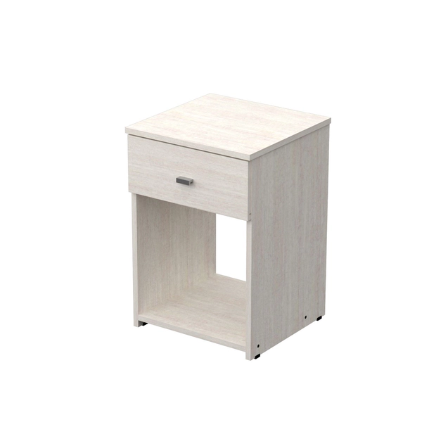 Mesa De Luz 1 Cajón Dakar Zero Melamina Dormitorio