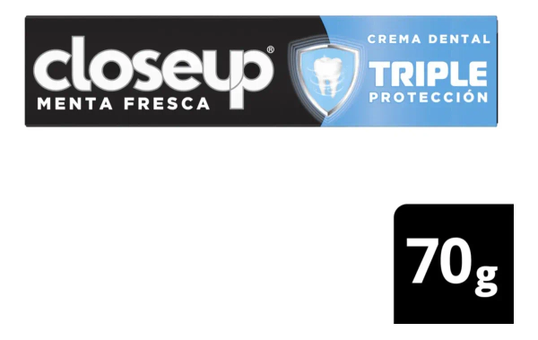 Pasta Dental Triple Protección Close Up Menta Fresca 70 G