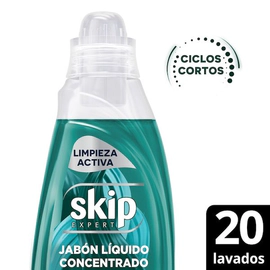 Jabón Líquido Skip Ciclos Cortos Limpieza Activa Botella 800ml