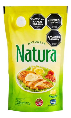 Mayonesa Natura Liviana Y Sabrosa Con Jugo De Limon 500 Ml