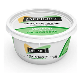 Cera Depilatoria Depimiel Microondas Vegetal Con Aloe 200 Gr