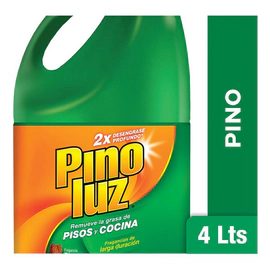 Limpiador De Pisos Pino Luz Aroma Pino Botella 4 Lt