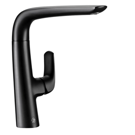 Grifería Monocomando De Cocina Fv - Epuyen 0411.04/L2 Pico Alto Negro