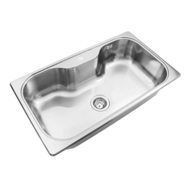 Pileta Johnson Acero Luxor SI85 STA 85,5x48,2 Sin Orificio