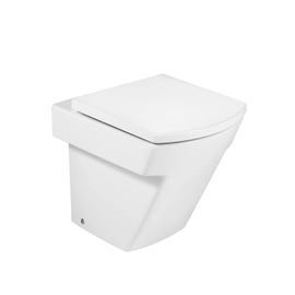 COMBO ROCA INODORO HALL CORTO RIM CON TAPA SOFT CLOSE