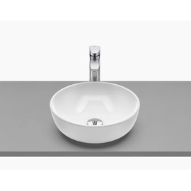 ROCA bacha de encimera Optica- ROUND de porcelana 350X350X130