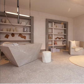 Vite Porcelanato Granza Light Grey ECO GRP 80X80