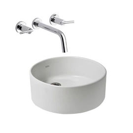 FERRUM BACHA DE APOYAR TORI REDONDA 365 MM BLANCO SATINADO