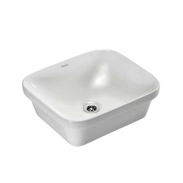 PEIRANO BACHA DE SEMI EMBUTIR RECTANGULAR BLANCA