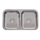 PILETA DOBLE COCINA JOHNSON 59,8 x 34 x 15m