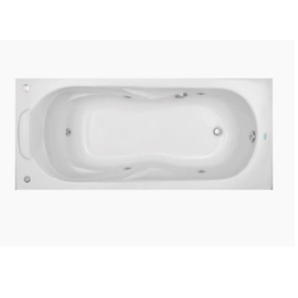Bañera acrílica con hidromasaje, sistema y mando digital Agu
