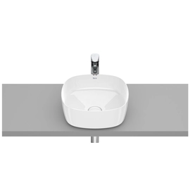 Roca bacha de sobre encimera Inspira FINECERAMIC® - SOFT 370X370X140