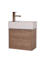 CAMPI CONJUNTO SHAPE 45 MUEBLE+MESADA ROBLE AMBAR