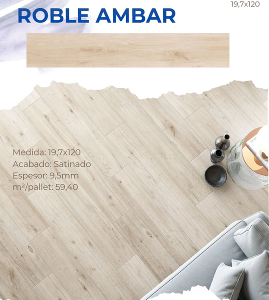 ELIANE ROBLE AMBAR AC 19,7x120