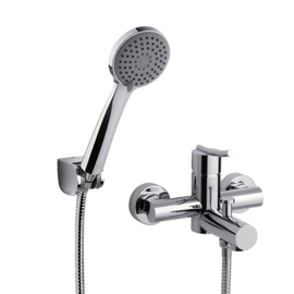 Grifería Para Bañera Y Ducha FV Libby 310/39 Monocomando Cromo Con Duchador