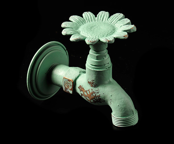 ROBINET CANILLA DE JARDÍN MARGARITA BRONCE VIEJO CLARO