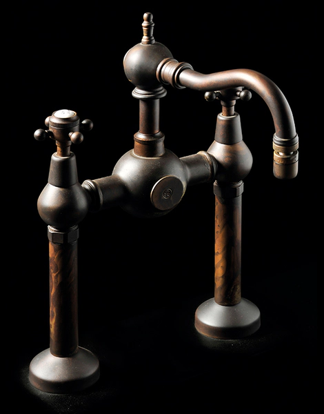 ROBINET CHARLESTON NOVO LAVATORIO ALTO 16,5 NEGRO MATE
