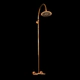 ROBINET BRONX DUCHA S/TR 2 LLAVES Y LLUVIA EXT NEGRO MATE