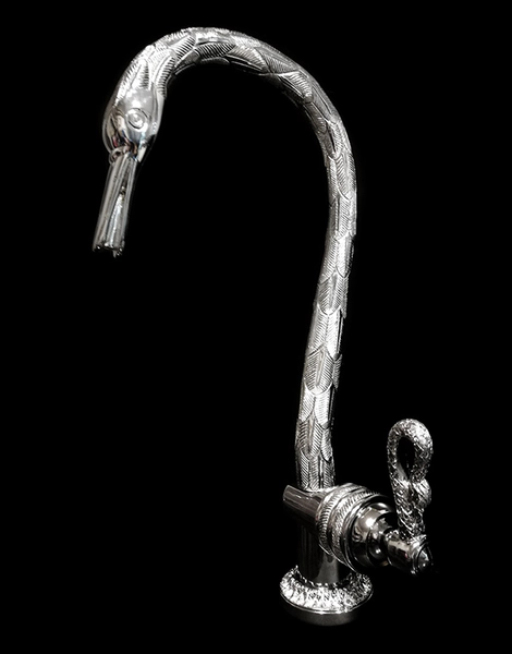ROBINET CISNE MONOCOMANDO COBRE VIEJO