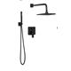 DUCHA MONOC C/TRANSF Y DUCHADOR BLACK WAVE PEIRANO