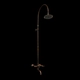 ROBINET BRONX BAÑERA EXTERIOR CON TRANSF NIQUEL MATE