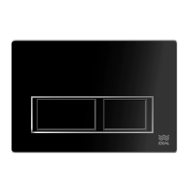 Ideal Línea Melodía Tecla Dual Negro Mate