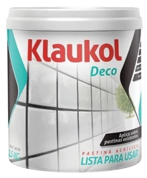 Klaukol Pastina Deco Onix Balde X 1.5Kg
