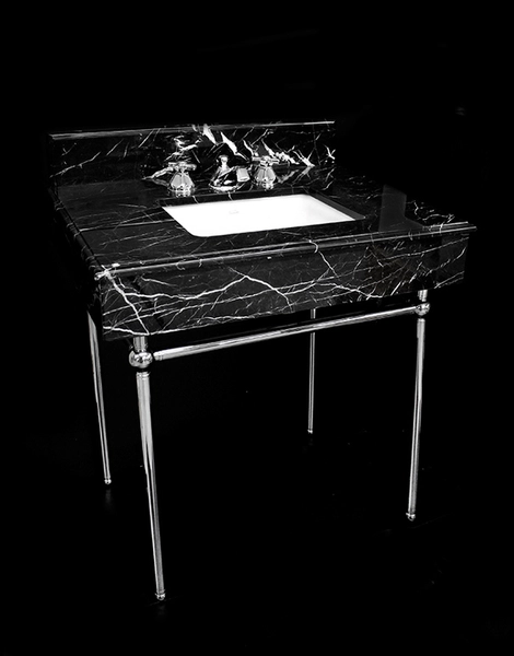 ROBINET ANTIQUE SIMPLE C/MARMOL CROMO