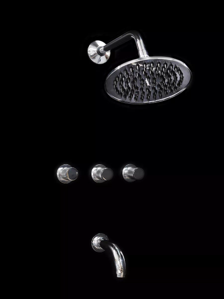 ROBINET NORDIC BAÑERA CON TRANSF BRONCE VIEJO CLARO