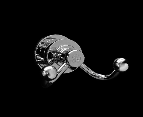 ROBINET BROOKLYN PERCHA DOBLE BRONCE VIEJO