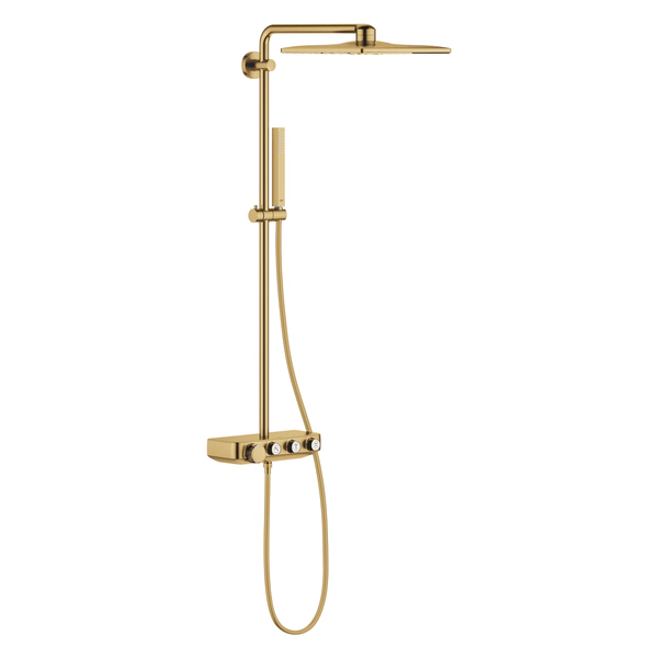 GROHE COLUM. DUCHA CUBE C/TERMOSTATO BRUSHED COOL SUNRISE
