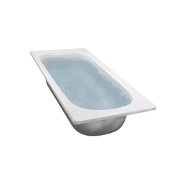 Ferrum Bañera Acero Con Antiderrame 160x70 Cm.
