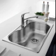 Johnson Pileta Acero Inox 304 Luxor Compact Si71 Ad Con Orificio Dosificador