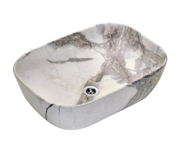 PEIRANO BACHA DE APOYAR SIMIL MARMOL (460x320x140)