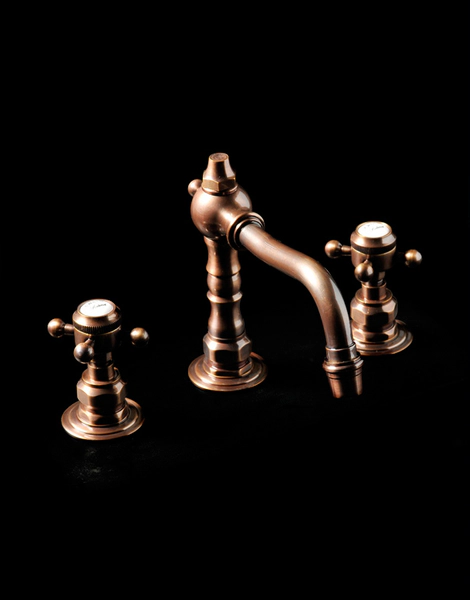 ROBINET BERNA LAVATORIO BRONCE VIEJO CLARO