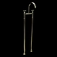 ROBINET BRONX PEDESTAL DE BAÑERA NEGRO MATE